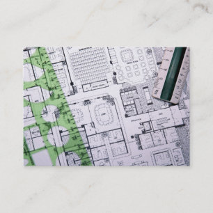 De Visite Carte architecte / entrepreneur / constructeur rév