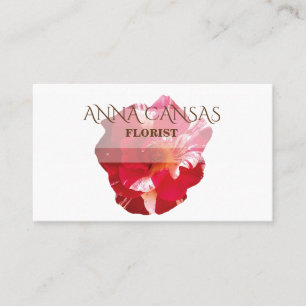 De Visite Carte d'affaires Beautifu Rose Photo