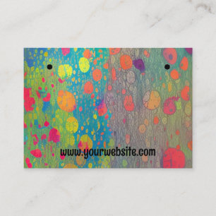 De Visite Carte d'affichage Cercles colorés Abstraits