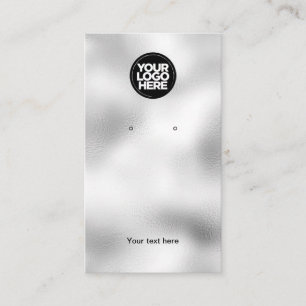 De Visite Carte d'affichage du logo d'entreprise Iridescente