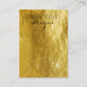 De Visite Carte d'affichage Gold