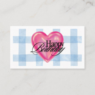 De Visite Carte d'anniversaire