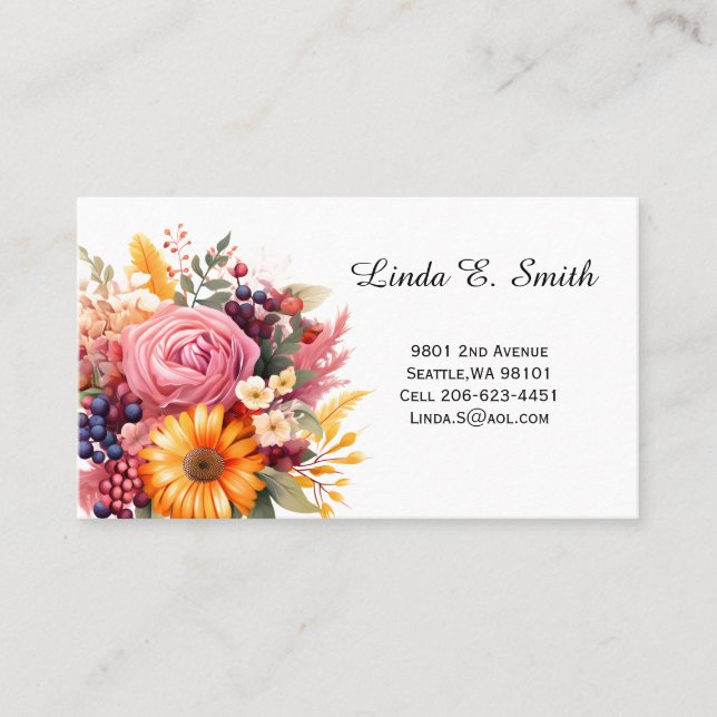 De Visite Carte d'appel classique (Devant)