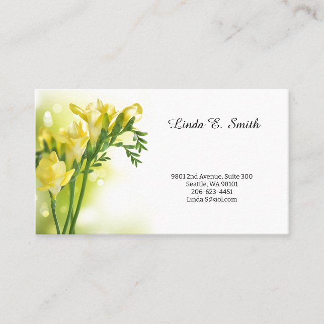 De Visite Carte d'appel classique (Devant)