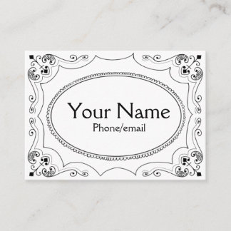 De Visite Carte d'appel d'affaires