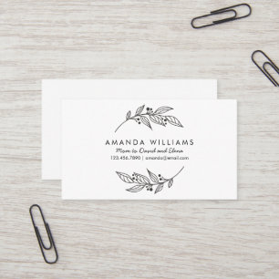 De Visite Carte d'appel minimaliste simple pour maman / cart