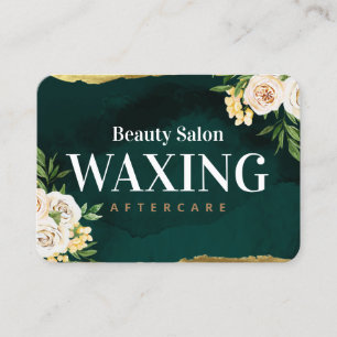 De Visite Carte d'après-garde Spring Green Waxing