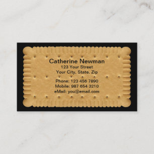 De Visite Carte d'entreprise Cookie