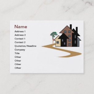 De Visite Carte d'entreprise immobilière
