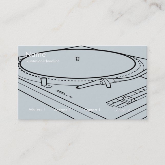 De Visite carte des techniques 1200 (Devant)