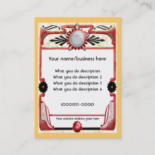 De Visite carte d'étoile