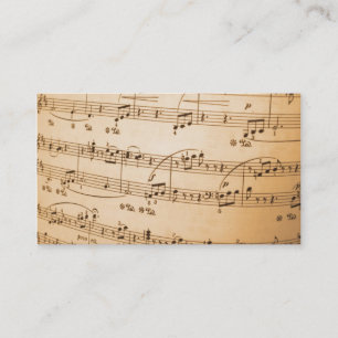 De Visite Carte d'industrie musicale
