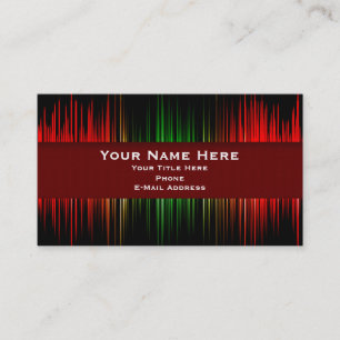 De Visite Carte d'industrie musicale d'enregistrement