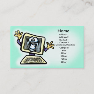 De Visite Carte d'ordinateur