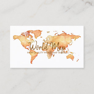 De Visite Carte du monde Voyage Agent Voyage international