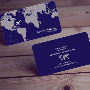 De Visite Carte du monde Voyages internationaux surdimension