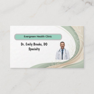 De Visite Carte Médicale Professionnelle avec Code QR