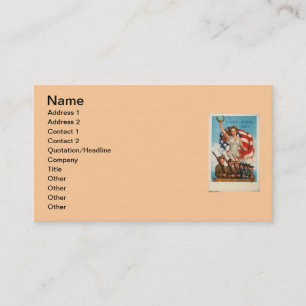 De Visite Carte Patriotique Poster Buster
