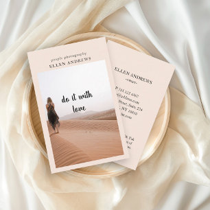 De Visite Carte    photo minimale moderne