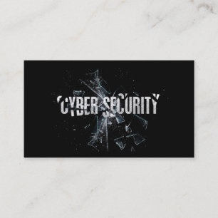De Visite Carte piratée "Cyber Security"