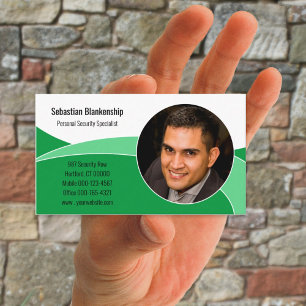 De Visite Carte professionnelle personnalisée avec photo ver