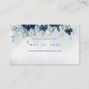 De Visite Carte RSVP en ligne des Mariages Roses en cascade