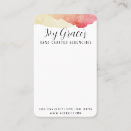 De Visite Carte Scrunchie artisanale