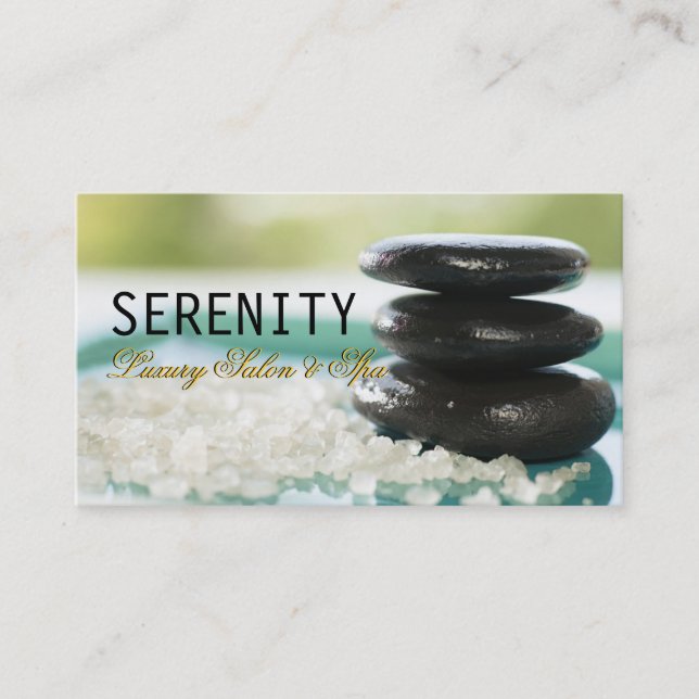 De Visite Carte Spa simple et propre (Devant)