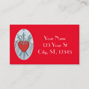 De Visite Carte Tarot 3 épées Thunder_Cove