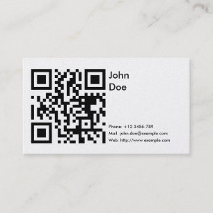 De Visite Carte (téléphone, email, Web)