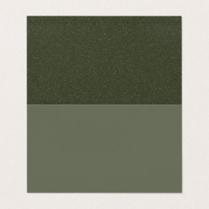 De Visite Carte verte en mousse pliée personnalisée avec des