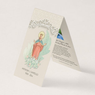 De Visite Catholique Vierge Marie Prière Carte Sainte