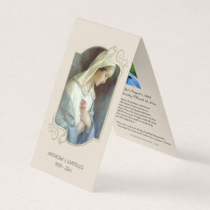 De Visite Catholique Vierge Marie Prière Carte Sainte