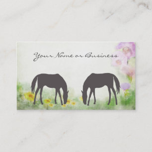 De Visite Chevaux - Carte d'appel professionnelle ou personn
