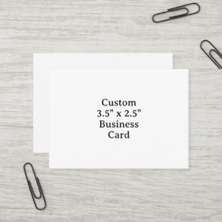 De Visite Créez votre propre carte personnalisée simple 3,5"