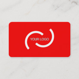 De Visite Elégante carte rouge. Customisez avec votre propre