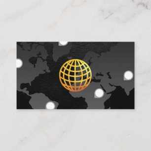 De Visite Golden Globe   Carte du monde   Entreprise exécuti