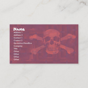 De Visite La croix désosse la carte d'affaires/profil