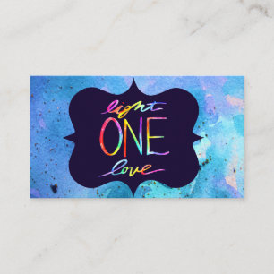 De Visite Light One Love Religieux carte d'affaires
