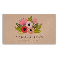 CARTE PROMOTIONNELLE D'AFFAIRES Bouquet Floral AIM