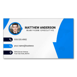 De Visite Magnétique Contact d'entreprise   Carte du monde   Code QR   