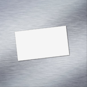 De Visite Magnétique Créez votre propre carte personnalisée blanche