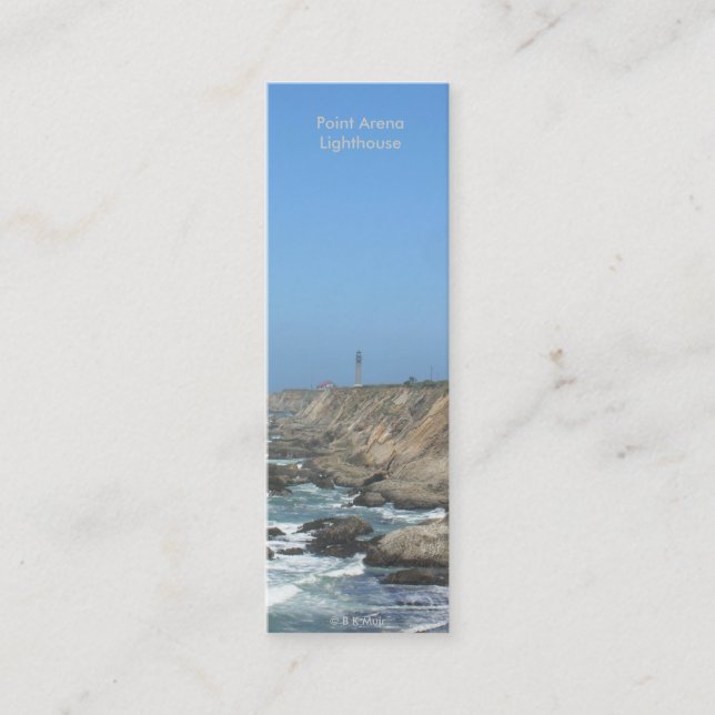 De Visite Mini Bus. Carte - Phare Point Arena (Devant)