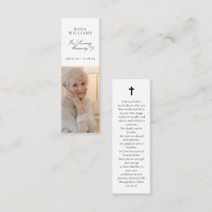 De Visite Mini Carte Signet en mémoire amoureuse