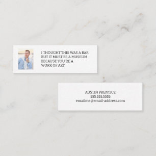 De Visite Mini Je Pensais qu'il s'agissait d'une carte d'appel ph