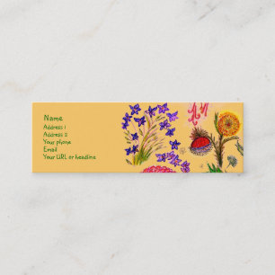 De Visite Mini L'étincelle fleurit la carte