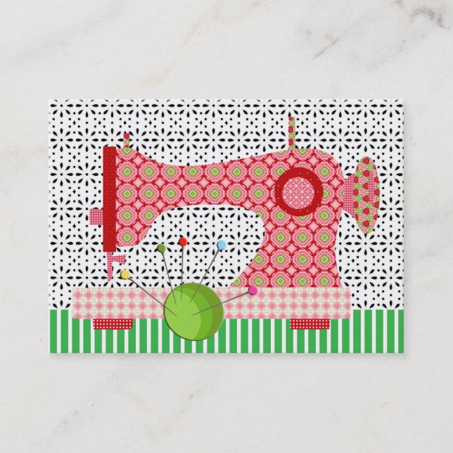 De Visite Mode / Carte Seamstress - SRF (Devant)