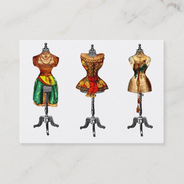 De Visite Mode / Carte Seamstress - SRF (Devant)