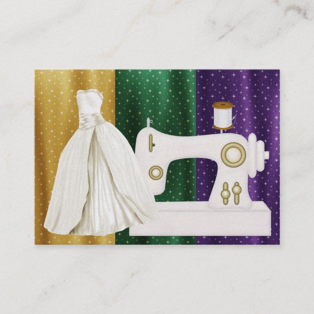 De Visite Mode / Carte Seamstress - SRF (Devant)