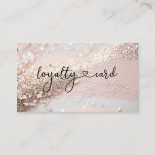 De Visite Parties scintillant Loyauté Carte 5 clous Lashes B
